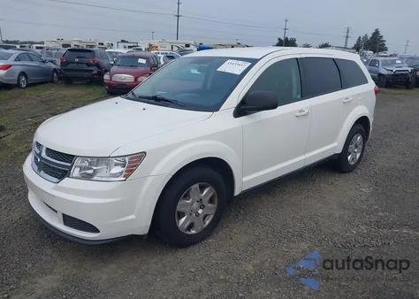 2012 Dodge Journey Se/Avp из США, поврежденный, VIN 3C4PDCAB2CT134519